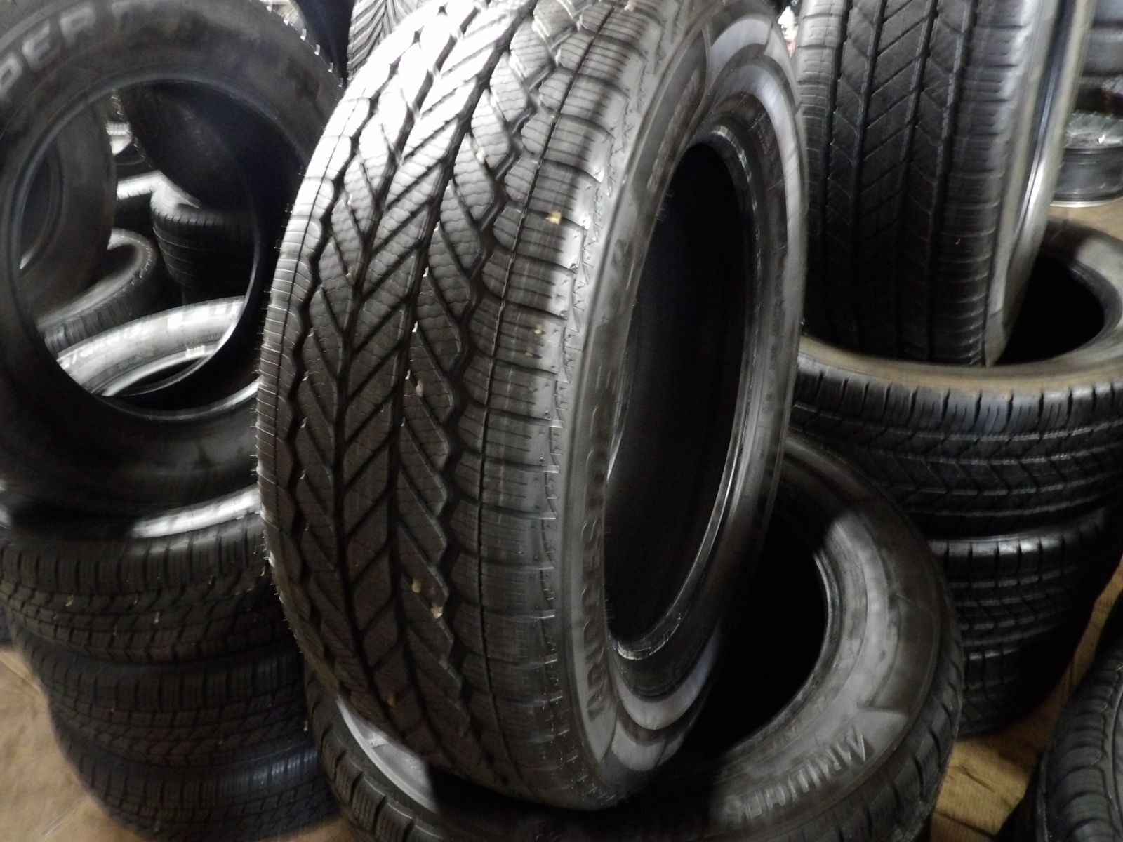 225/60R17 BRIDGESTONE WEATHERPEAK SET OF USED TIRES