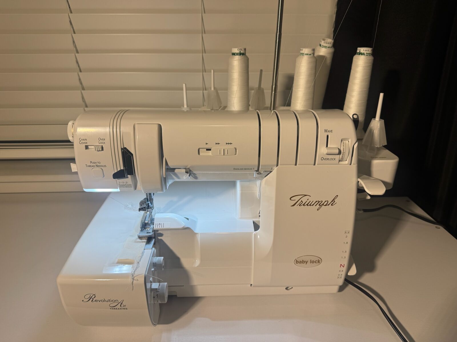 Baby Lock Triumph Serger + 29-Piece Foot Kit