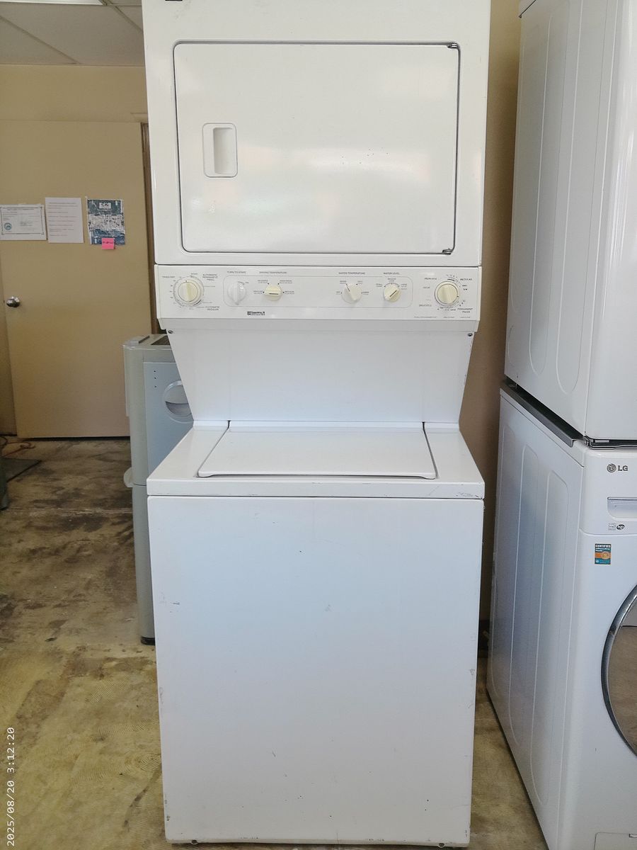 Electric Stacked Top Load Washer/Dryer~90 Day Guarantee