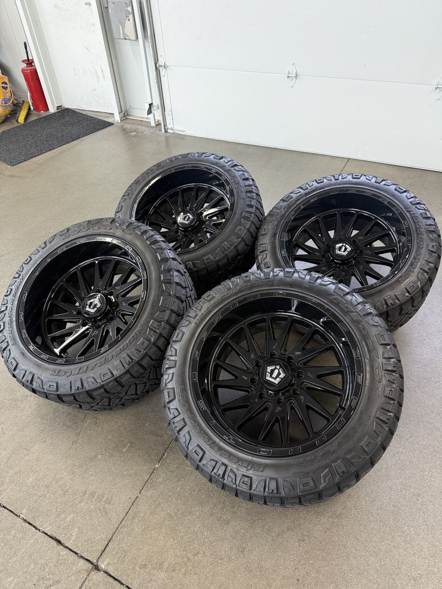 22x12 TIS 547 Wheels/ 35x12.50r22 Nittos 8x180