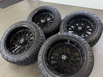 22x12 TIS 547 Wheels/ 35x12.50r22 Nittos 8x180