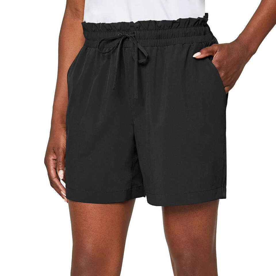 Mondetta Ladies Pull-On Active Stretch Woven Shorts #83576