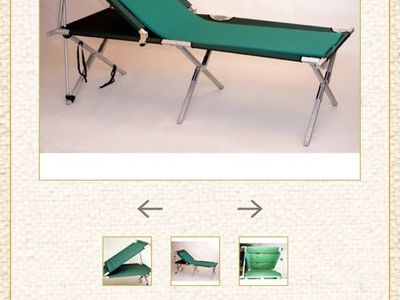 Brand new Adjustable Backrest for Military Cots