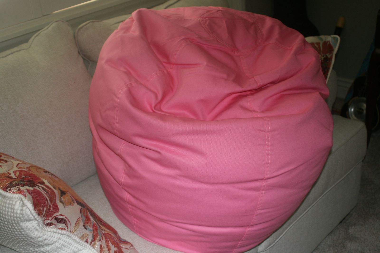 Bean Bag Chair Cotton Canvas Cover, from Wayfair