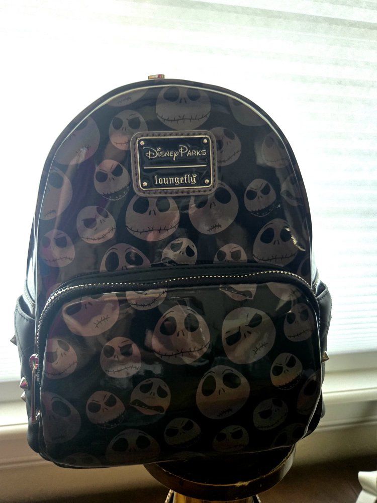 Disney Parks Loungefly Nightmare Before Christmas Jack Skellington Mini Backpack NWT