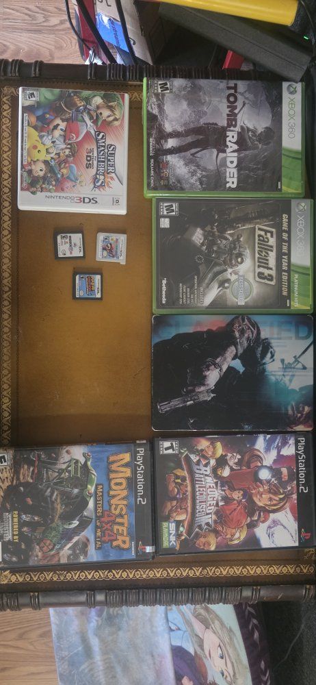 Video Game Lot PS2 & Xbox 360 NeoGeo Battle Coliseum Fallout 3 Black Ops