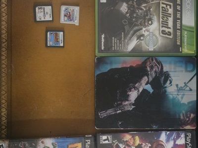 Video Game Lot PS2 & Xbox 360 NeoGeo Battle Coliseum Fallout 3 Black Ops