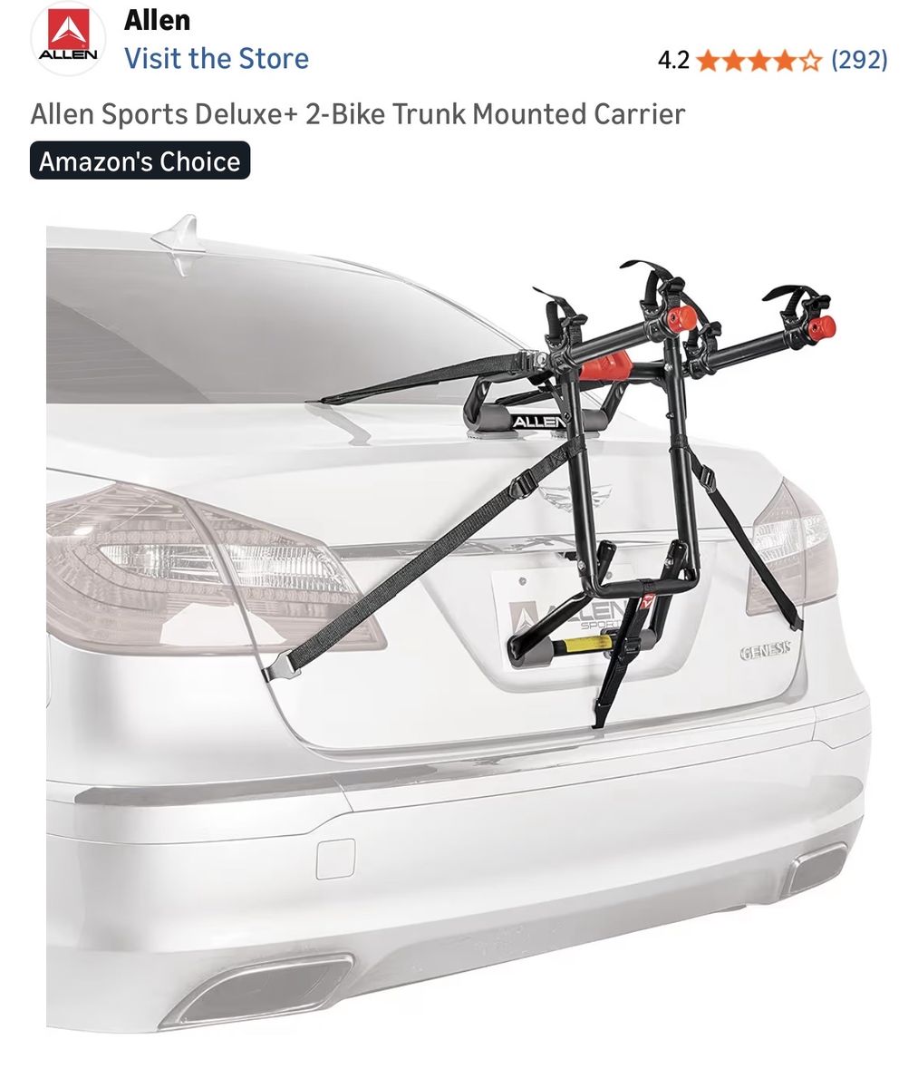 Bike carrier - Trunk Mounted