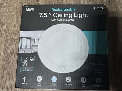 Feit Electric Rechargeable Motion Sensor LED Ceiling Light White
