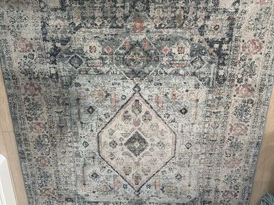 Magnolia Home by Joanna Gaines Graham Blue/Ant. Ivory Area Rug 4'0" x 6'0"