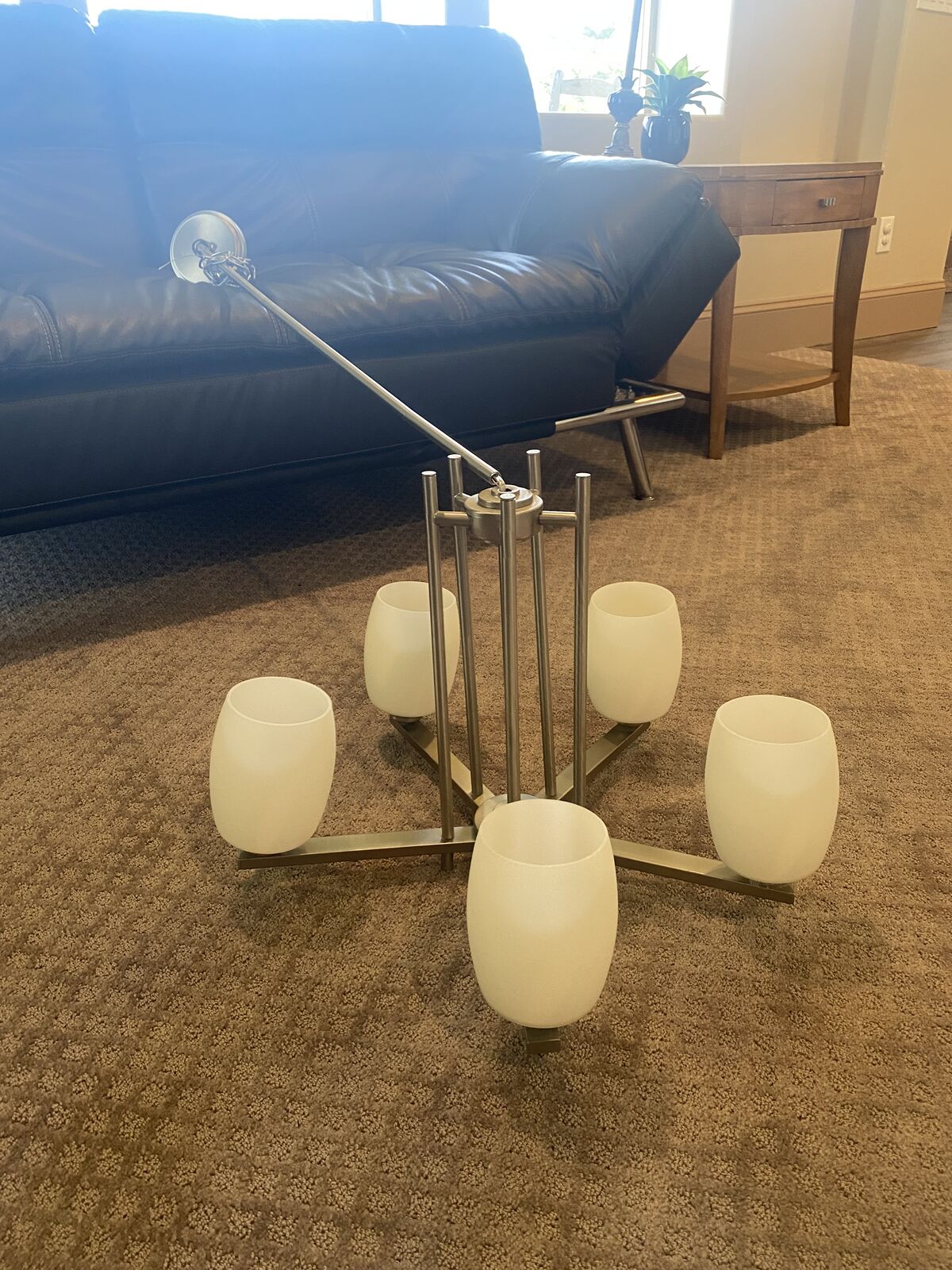 Assorted light fixtures for dining area or foyer