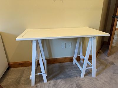 White wood table/desk for sale
