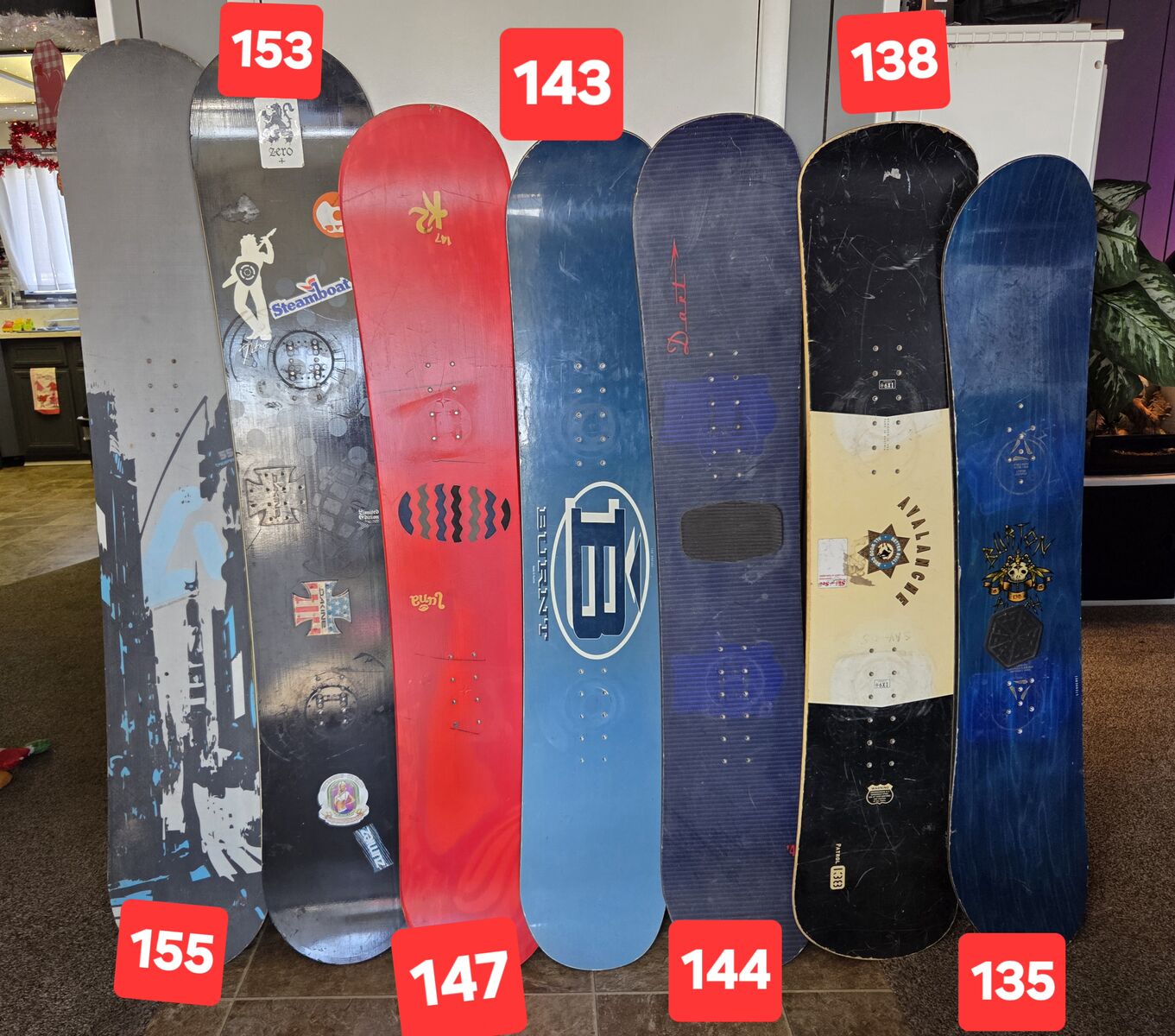 Snowboards no Bindings $60 each