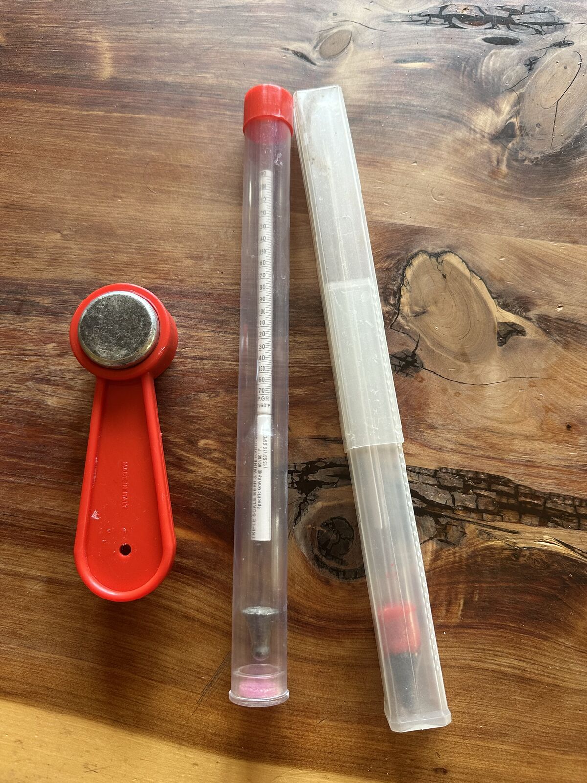 Beer brewing - thermometer, capper, hygrometer