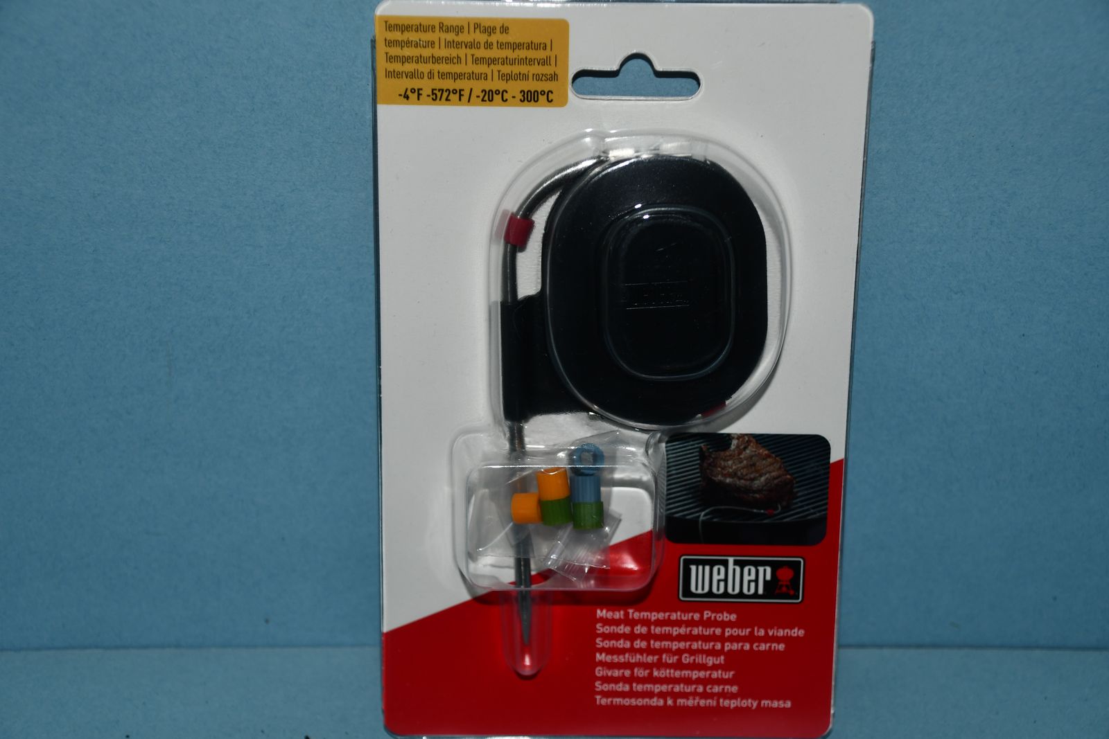 NEW BBQ MEAT TEMPERATURE PROBE ~ FOR WEBER iGRILL & WEBER CONNECT GRILLS ~ STAINLESS STEEL ~ $5