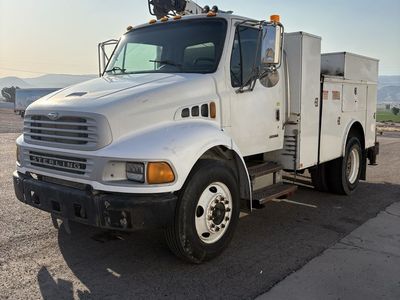 Sterling Acterra Service Truck with Crane - White Utility Truck