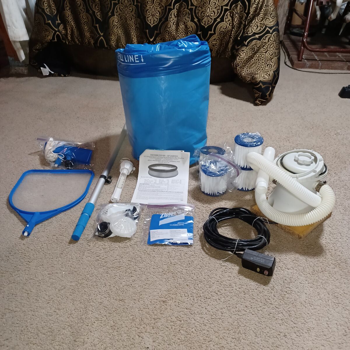 Outside swimming pool