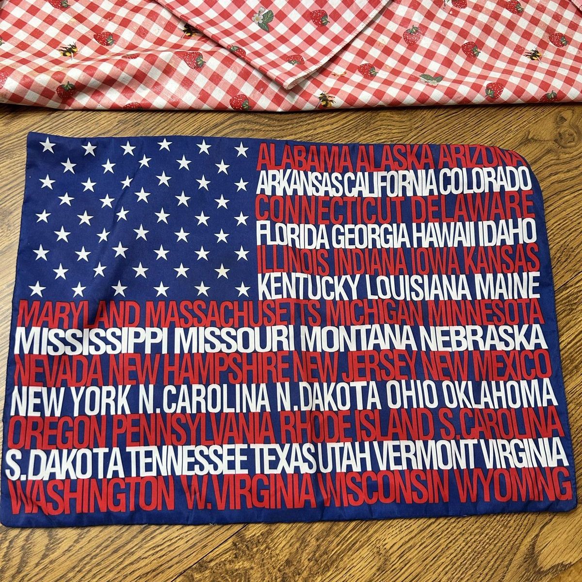 USA Flag States of America Reversible pillowcase - Stars, Stripes, & All 50 States