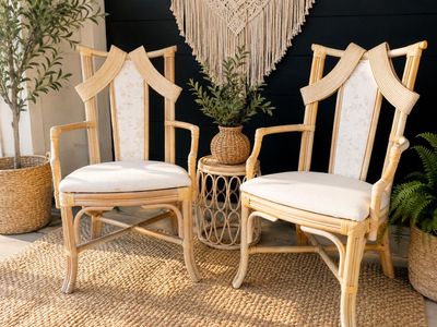 Vintage Bamboo Chairs