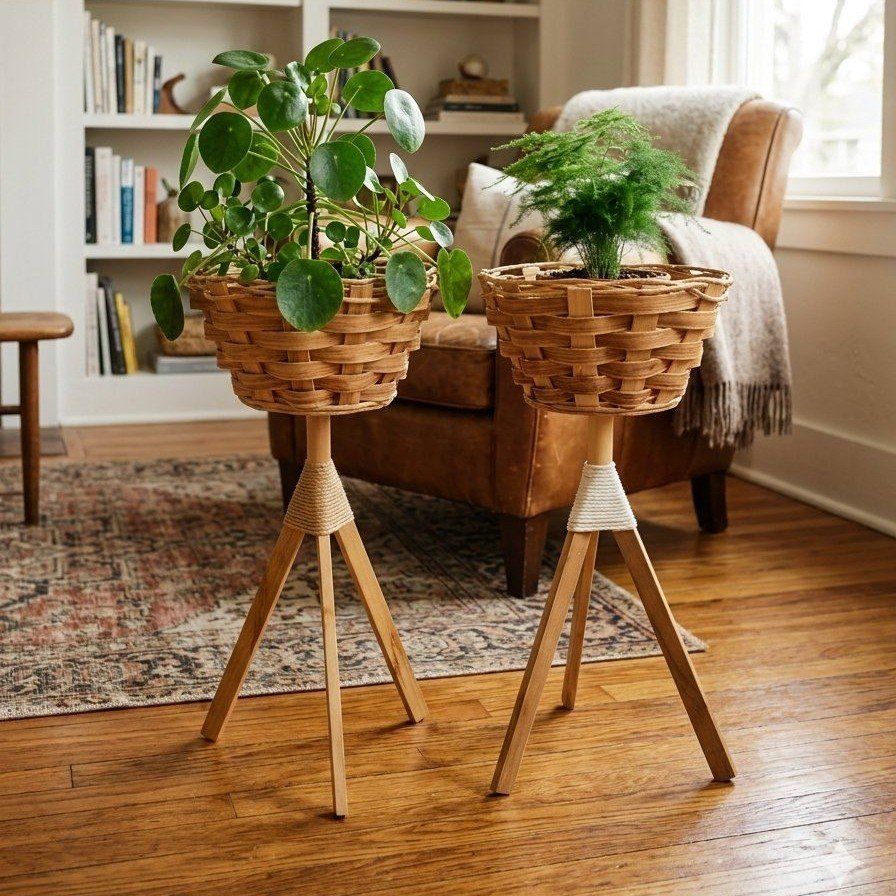 Pair of Vintage Fern Stands