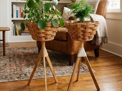 Pair of Vintage Fern Stands