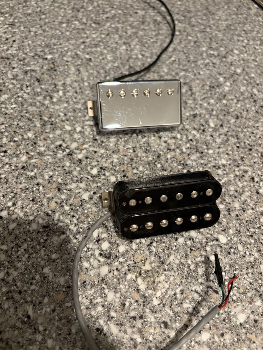 Gibson 57 Classic and Burstbucker Pro set pickup humbucker