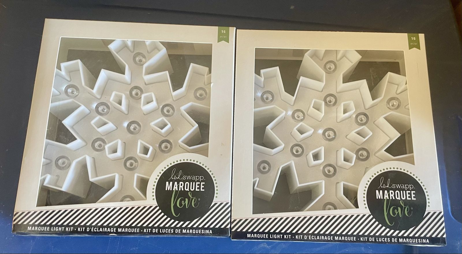 New! Heidi Swapp Marquee Love Snowflake & Candy Cane Light Kits - New Holiday Decor