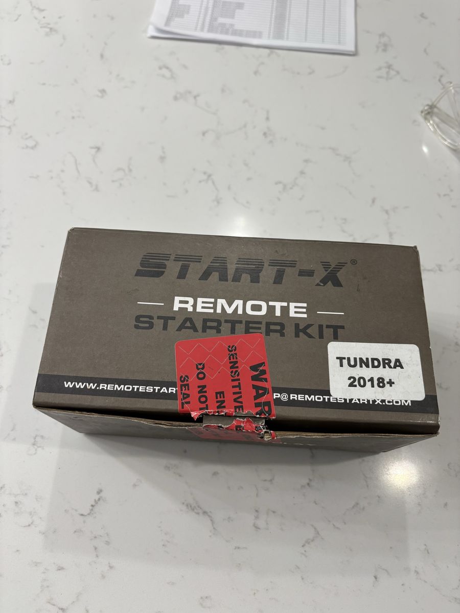 Starter X Remote Start For 2018+ Toyota Tundra