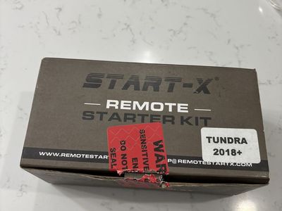 Starter X Remote Start For 2018+ Toyota Tundra