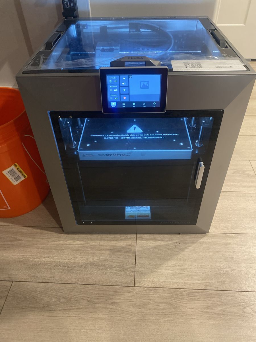QIDI TECH Plus 4 High-Speed 3D Printer Enclosed CoreXY 305x305x280mm