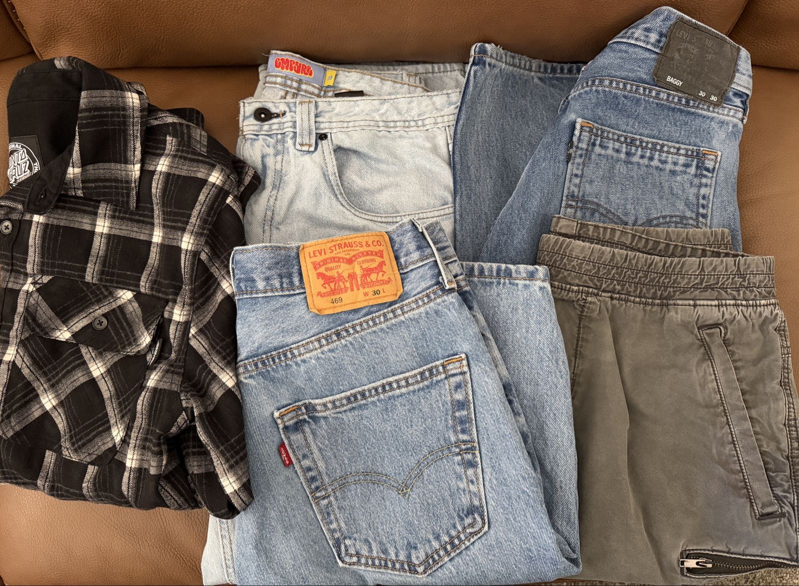 Lot Teen Boys / Men’s Small 30x30 Levi's Skateboard Jeans Shorts Tilly's Empyre Zumiez Santa Cruz