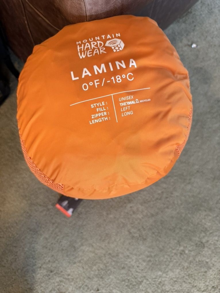 Mountain Hardware Lamina 0 deg sleeping bag