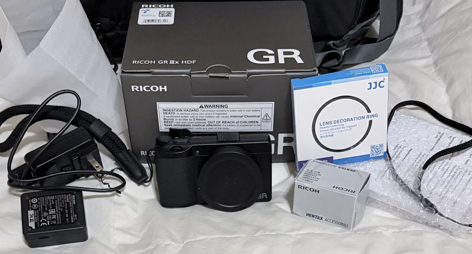 Ricoh GR IIIx HDF *PURE* 100% Mint+New Extras