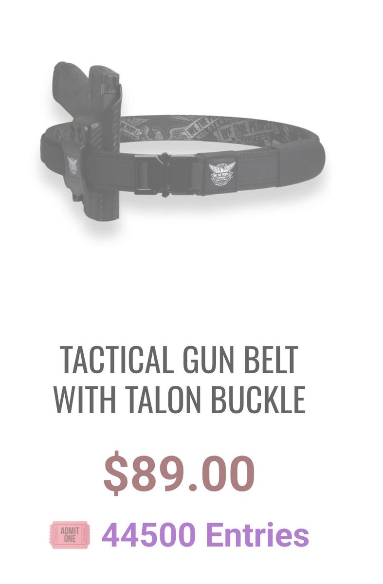 We the people belt