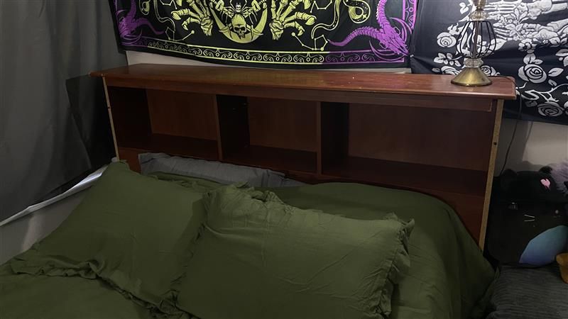 Queen Sized Bookcase/shelving storage Headboard