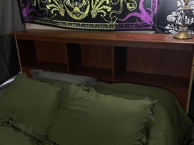 Queen Sized Bookcase/shelving storage Headboard