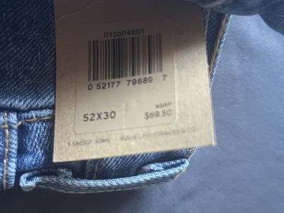 Levi's 550 Relaxed Fit Men's Jeans - Size 52x30 - New with Tags