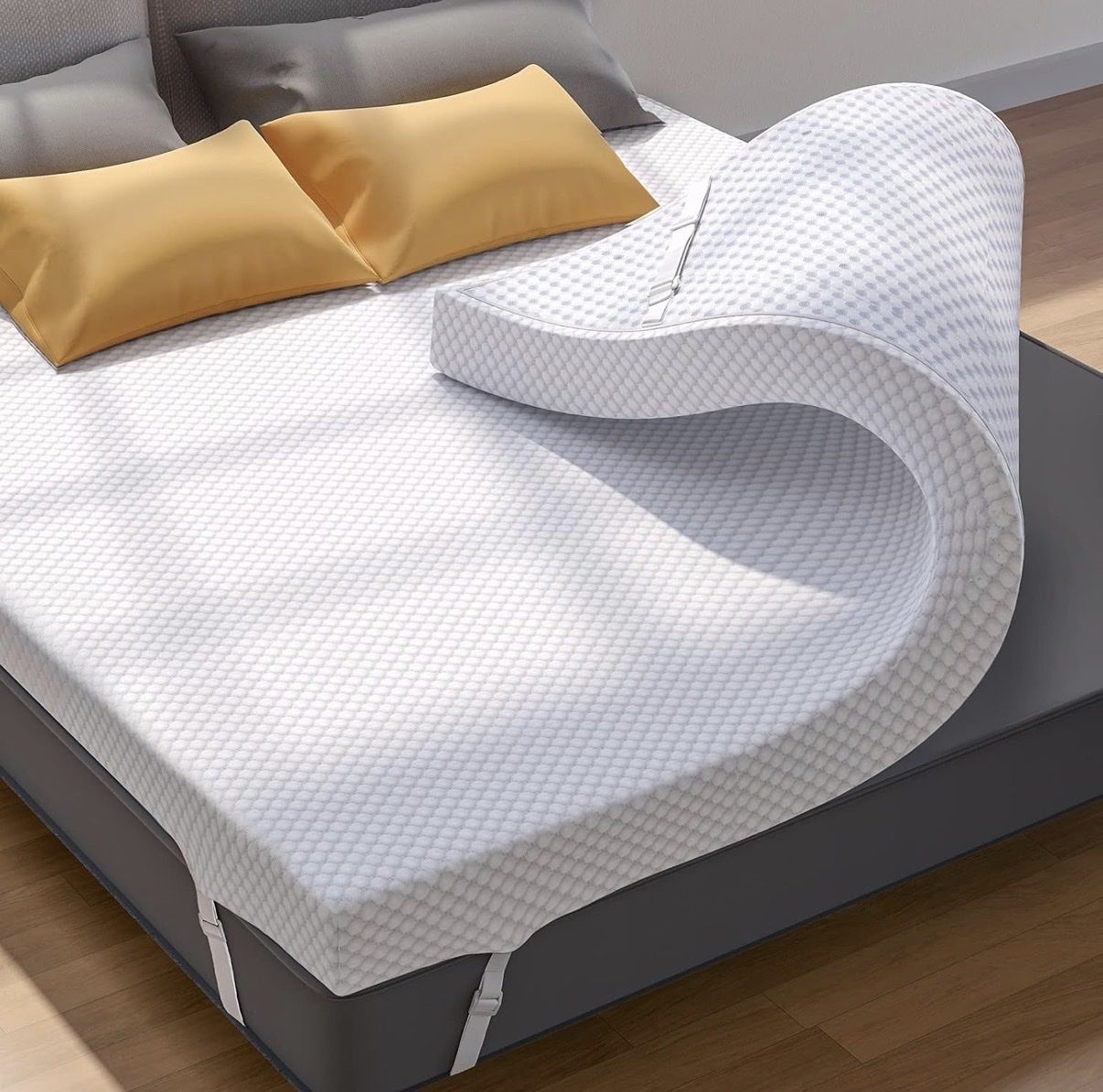 NEW! 3 Inch Gel Memory Foam Mattress Topper