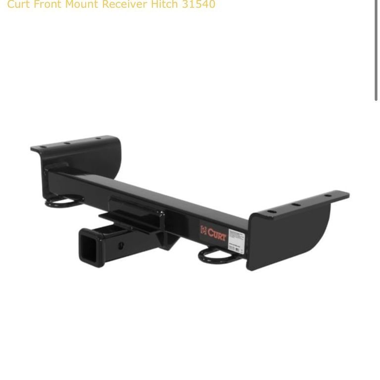 Curt Manufacturing Front Mount Hitch 31540