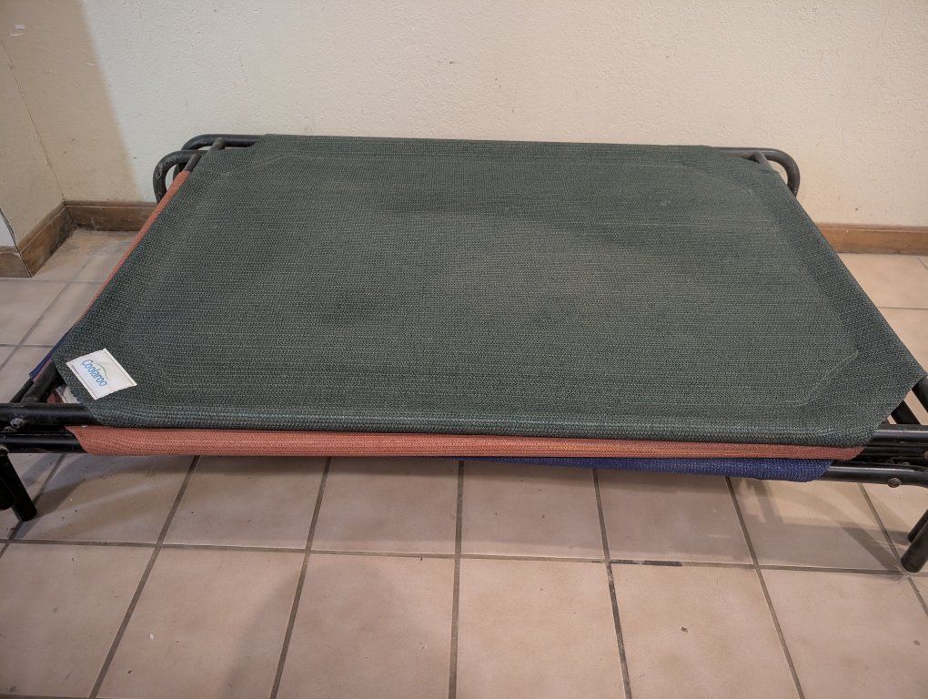 Coolaroo Elevated Dog Bed - Large (43" x 32") - Sturdy & Easy to Clean