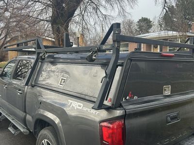 Premium Gray Shell w/ Side Toolboxes & LED Lights – Fits 2016-2023 Toyota Tacoma (6ft Bed)