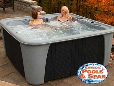 Crystal Spas 5 Person Hot Tub | Plug & Play Spa, Full Size Lounge Seat, Best Budget Friendly Option | Free Home Consultations!