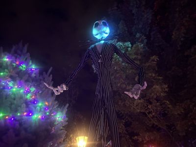 Towering Jack Skellington Halloween Animatronic Disney Nightmare Before Christmas, 13ftFt