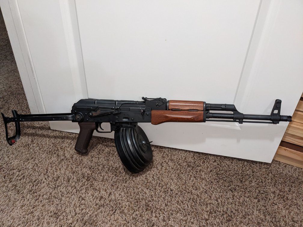Akms Ak real wood airsoft rifle