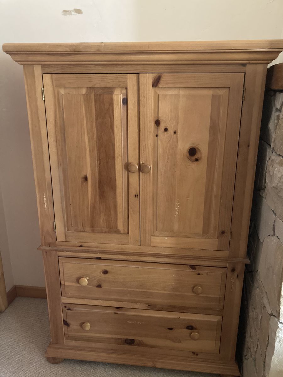 Rustic Pine Armoire/Closet