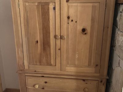 Rustic Pine Armoire/Closet