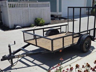 Carry-On Single Axle Utility Trailer with Rear Ramp Gate