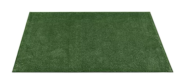 LAKESHORE 9' X 12' Comfy Rectangular Classroom Carpets - FOREST GREEN