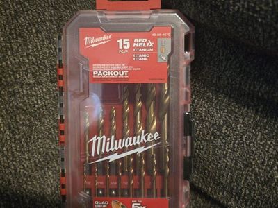 New 15 pce Drill Bit Set