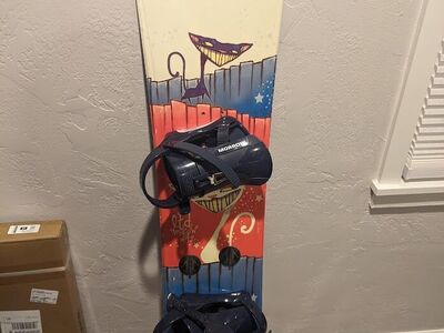LTD Meow 142 Snowboard (broken bindings)